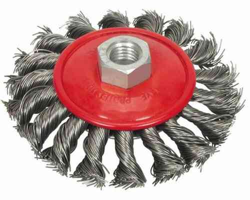 Light Cup Brush D100mm M14x2 Steel Wire 0.50 twisted